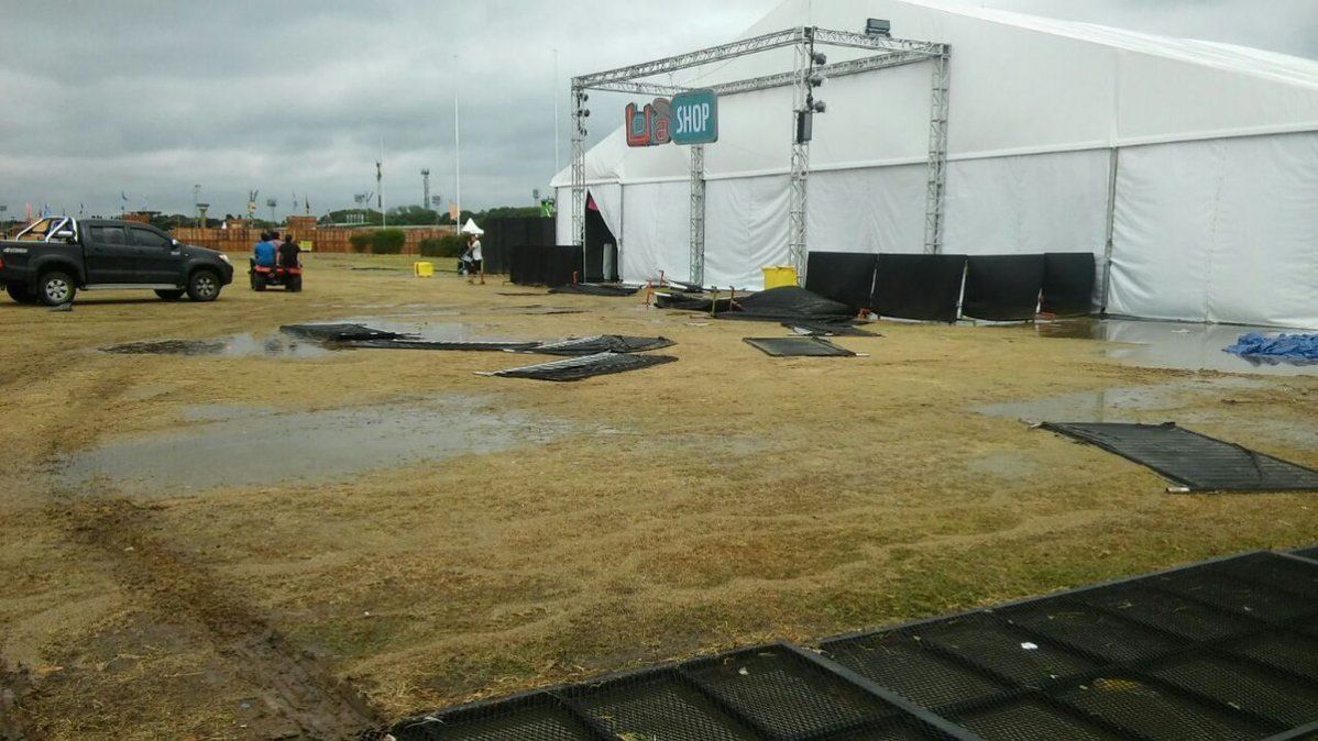 Se suspendió la última fecha del Lollapalooza por problemas climáticos