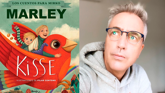 Marley presentó la tapa de su primer libro: Kisse (Los cuentos para Mirko)