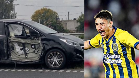 El goleador de Rosario Central ante Boca sufrió un accidente con su auto: cómo está Alejo Véliz