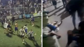 Así los barras de Midland se enfrentaron a tiros durante los festejos por el ascenso a la Primera B 