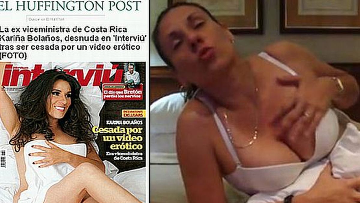 La ex viceministra de Costa Rica retomó sus andanzas hot