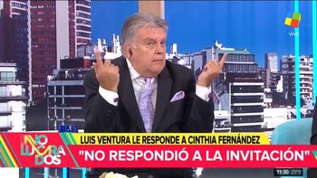 Luis Ventura a Cinthia Fernández: “Se la llamó varias veces y no respondió a la invitación”