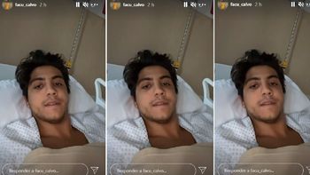 Internaron a Facundo, el hijo de Carlín Calvo