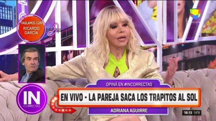 El llanto de Adriana Aguirre al contar su verdad: Ricardo tenía una amante y una vida paralela