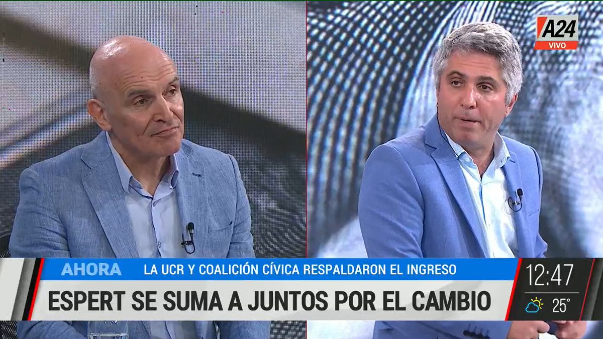 José Luis Espert se suma a JxC: la UCR y la CC aprobaron la incorporación del diputado a la fuerza opositora. (Foto: A24)