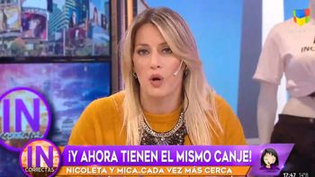 Mica Viciconte le contestó a Naiara Awada: No le falto el respeto a nadie y no ocupé el lugar de ella