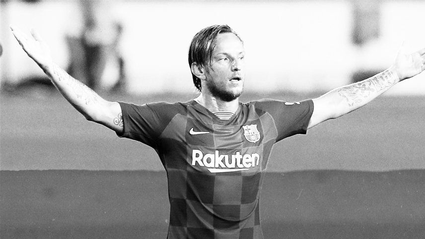 Rakitic celebró el título de Sevilla de manera desmedida y desató las críticas en Barcelona