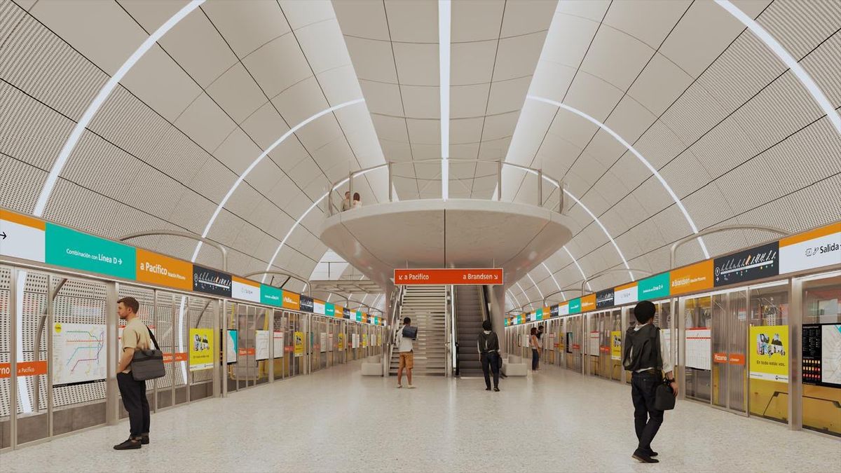 El Gobierno de la Ciudad anunció la licitación para la construcción de la nueva Línea F. Foto: Gobierno de CABA.