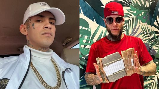 Alex Caniggia le pegó a L-Gante, y el cantante urbano le respondió sin filtro: Si no fuera por tu papá...
