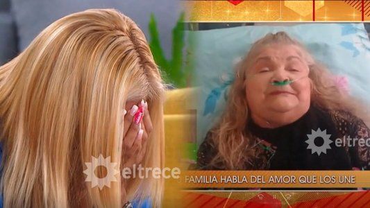 Desconsolado llanto de La Bomba Tucumana al ver a su mamá: Era un toro y de repente se enfermó