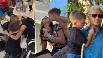 El emotivo video que la China Suárez eligió para mostrar el reencuentro familiar con sus hijos en Turquía