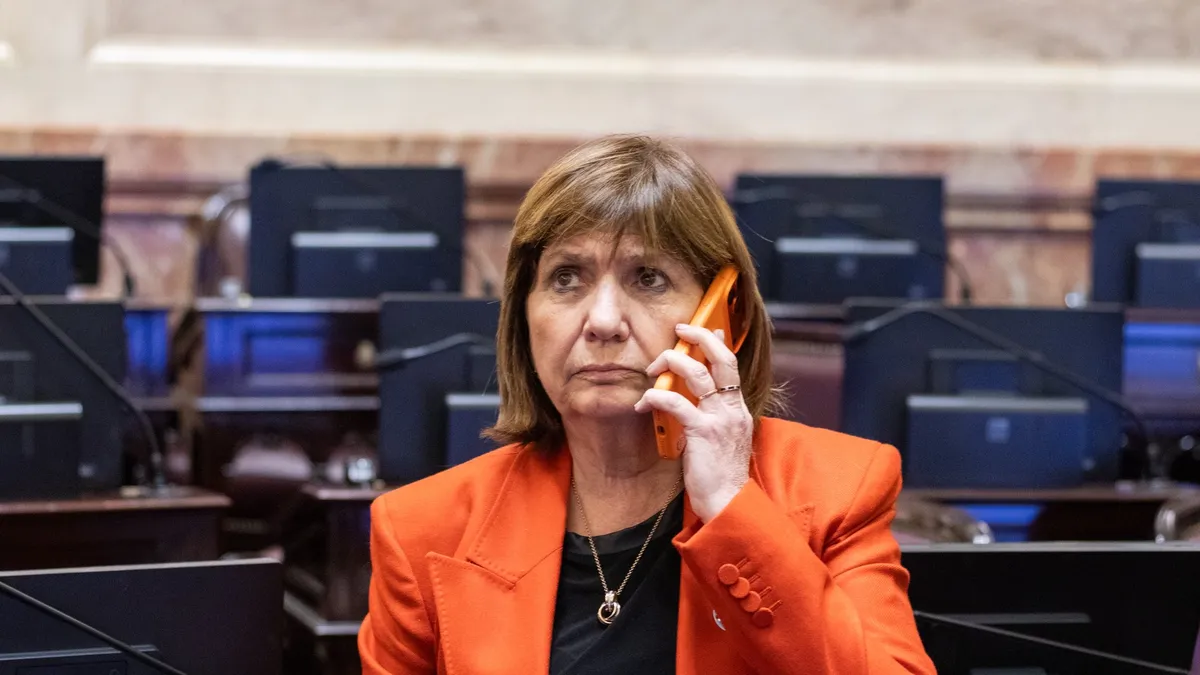 Patricia Bullrich solicitó un cuarto intermedio para evitar que la ley de Inviolabilidad de la Propiedad Privada caiga en el Senado. (Foto: archivo).