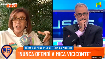 Nora Cárpena: A lo mejor el día de mañana Mica Viciconte es Pinky pero no sé si le interesa ser Sofía Gala