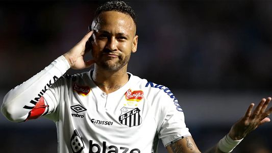Neymar brilla en Santos y en Barcelona le pusieron un desafío para su regreso
