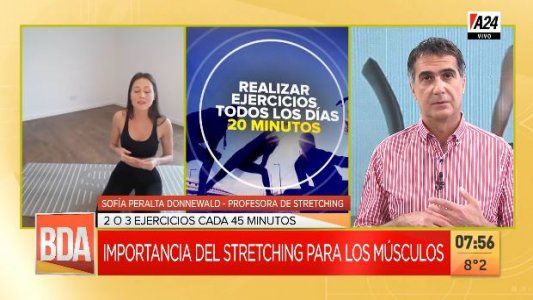 Stretching para combatir los males posturales del Home Office