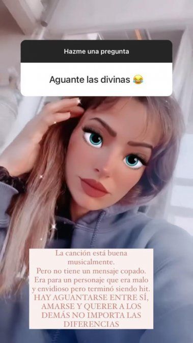 Brenda Asnicar cuestionó uno de los hits de 
