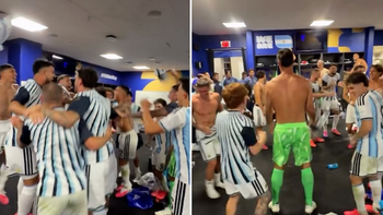 El festejo íntimo de la Selección argentina tras la épica remontada ante Egipto: cantos, abrazos y mensajes para Messi