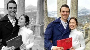 ¡Sorpresa! Laura Laprida se casó en Suiza tras tres años de noviazgo