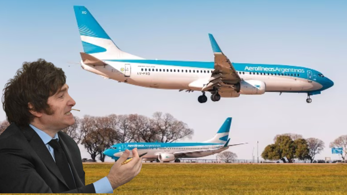 Javier Milei destacó el superávit de Aerolíneas Argentinas Javier Milei destacó el superávit de Aerolíneas Argentinas
