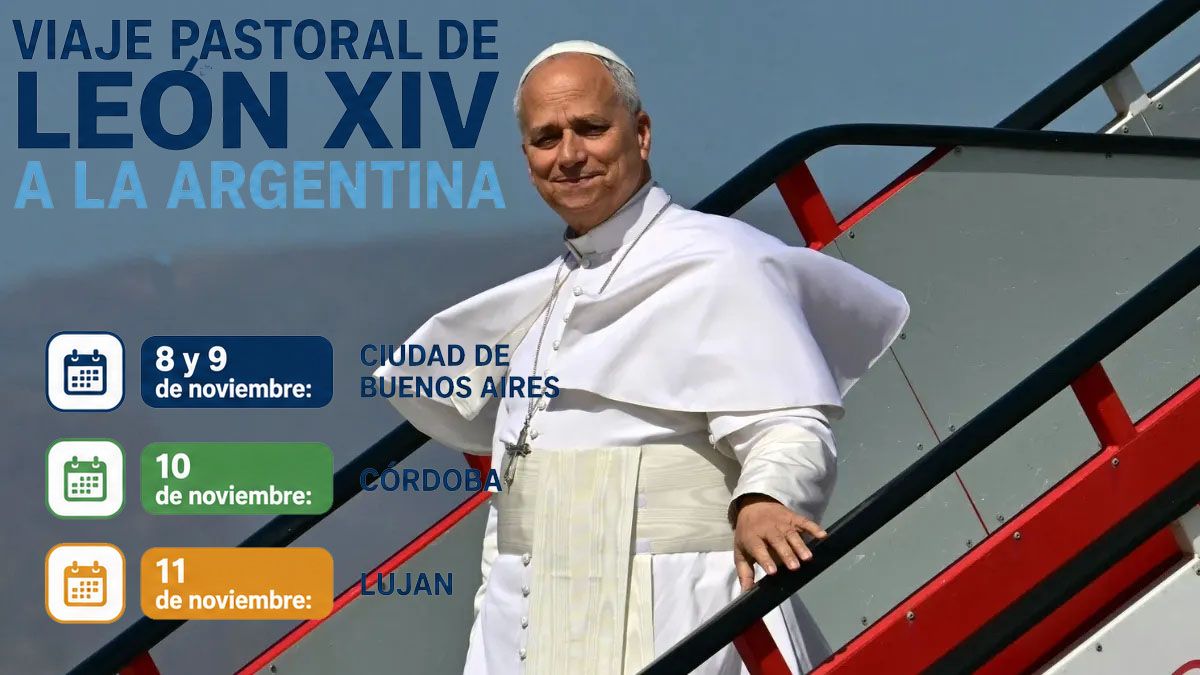 Buenos Aires, Córdoba y Luján. Los destinos elegidos para la visita pastoral de León XIV a la Argentina. (Foto: A24.com)