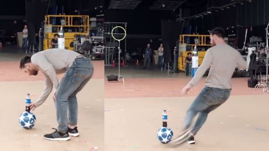Se filtró un video que muestra cómo Leo Messi hizo un mágico truco con la pelota