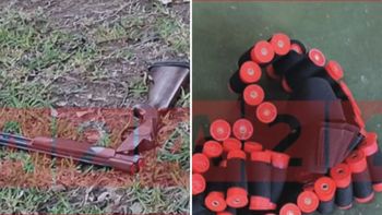 Exclusivo A24: las primeras imágenes de la escopeta y los cartuchos que usó el tirador del ataque en Santa Fe
