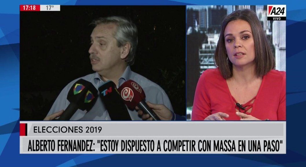 Armado opositor: Alberto Fernández dijo que está dispuesto a competir con Massa en una PASO