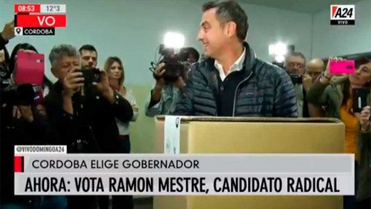 Votó Ramón Mestre y afirmó que la elección de Córdoba no es un termómetro nacional