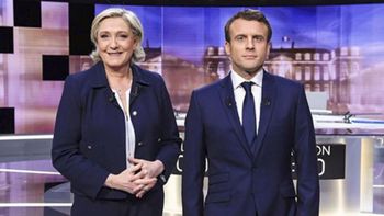 Macron y Le Pen se enfrentarán en balotaje. (Foto: NA)