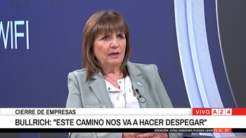 Patricia Bullrich ratificó el rumbo del Gobierno: Algunas empresas van a cerrar y otras van a abrir
