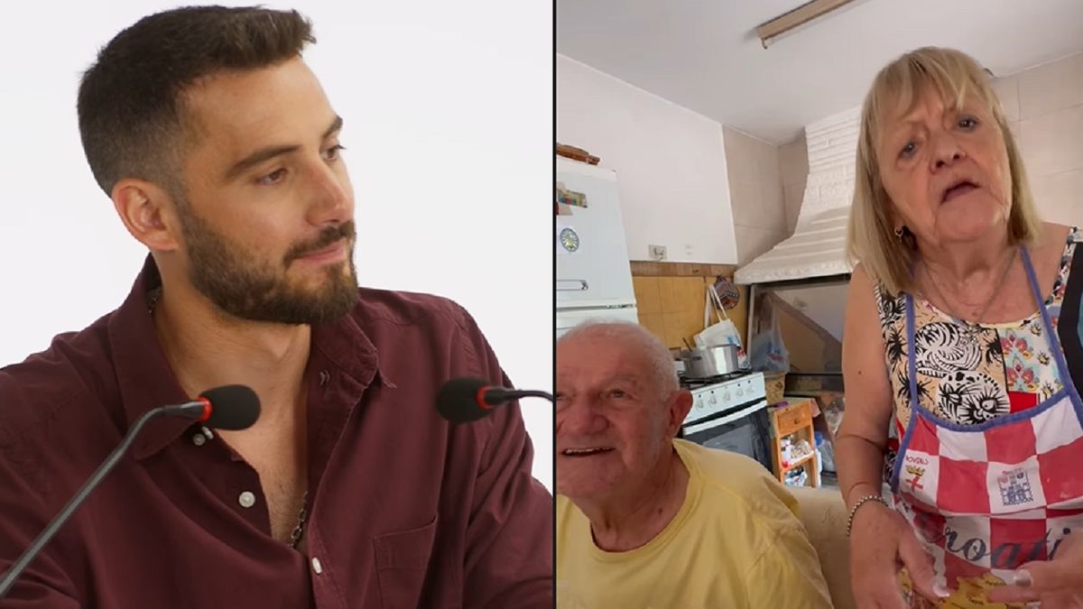 El video de la tierna reacción de los abuelos de Nico Occhiato por el emotivo tatuaje que les dedicó