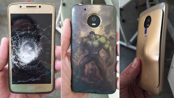 A partir de la repercusión que tuvo la noticia, los internautas notaron algo muy curioso que generó un amplio debate: el teléfono que salvó la vida de la víctima porque tenía una funda protectora inspirada en el superhéroe de Marvel.