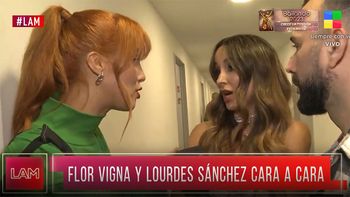 ¡se pico! flor vigna y lourdes sanchez se cruzaron y se tiraron con todo: sacate la careta