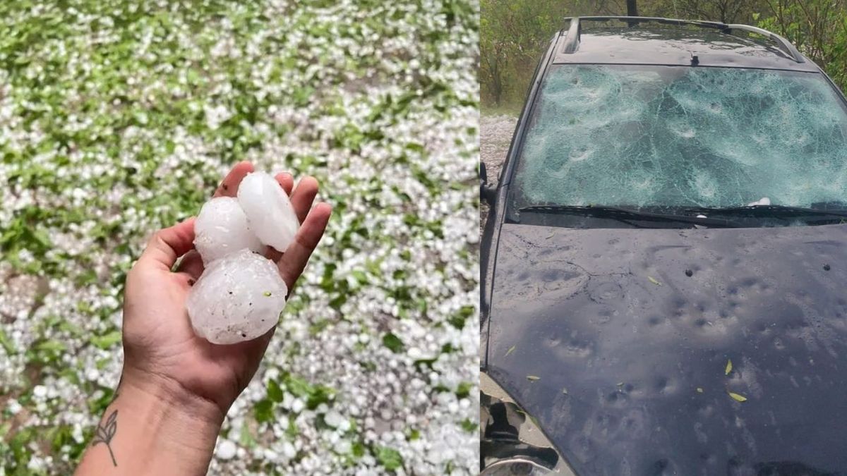 Un impresionante temporal azot&oacute; C&oacute;rdoba: granizo, tormentas y destrozos. (Foto: X)