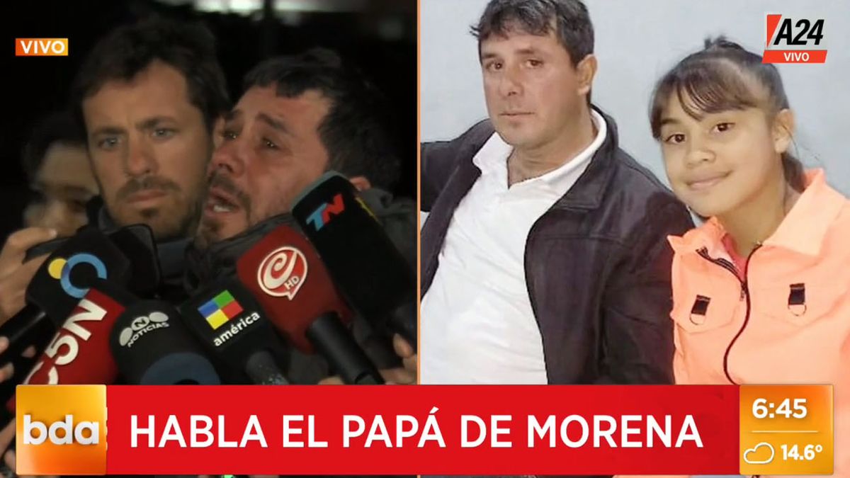 Tristeza y agustia en el velorio de Morena (Foto: captura de video)