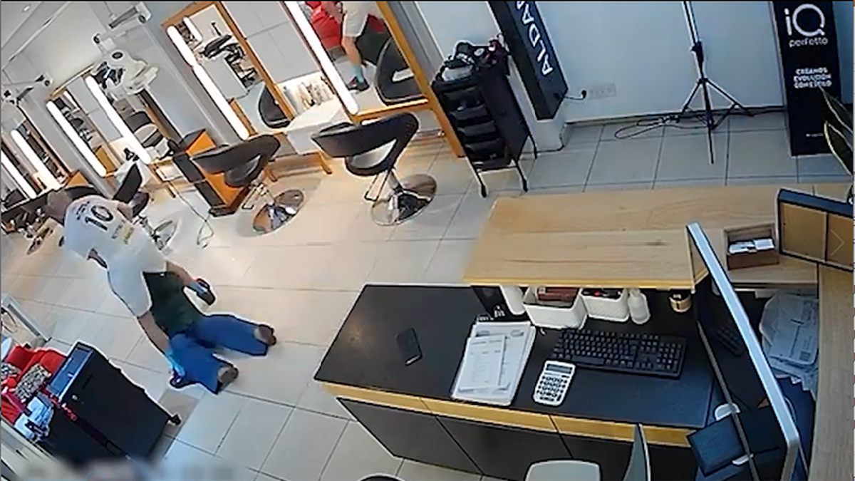 Violento robo en Palermo (Foto: YouTube).