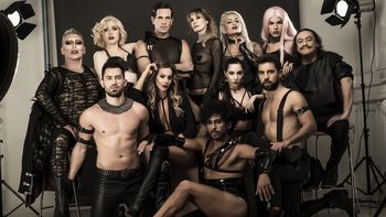 Diego Ramos, Gloria Carrá y la troupe más caliente que nunca