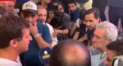 El tenso cara a cara entre Gribaudo y Ameal luego de confirmarse la caída del oficialismo en Boca