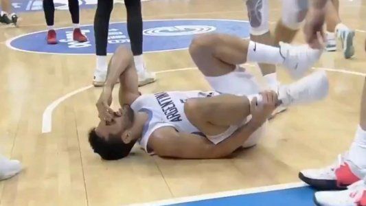 Campazzo padece un esguince de tobillo derecho, pero desde el cuerpo médico son optimistas