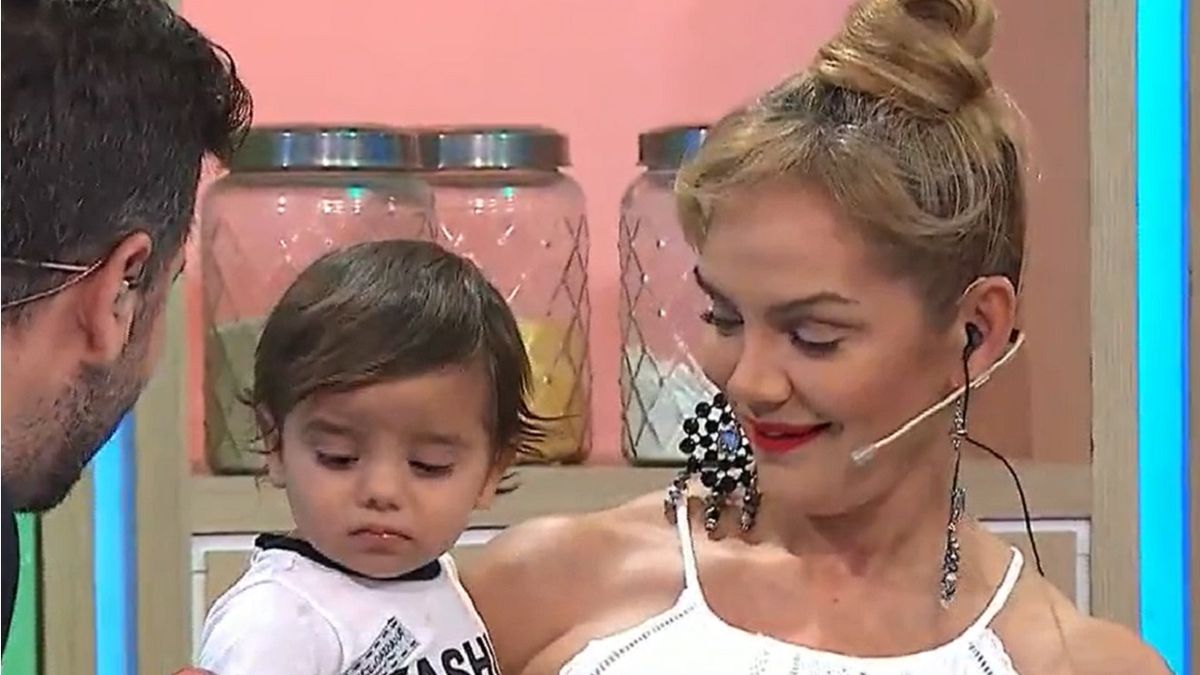 Eliana Guercio presentó a su hijo Luca en televisión: el increíble parecido con Chiquito Romero