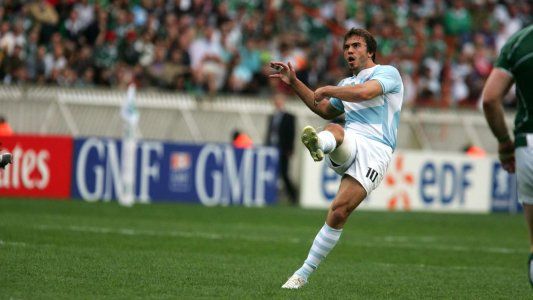 El homenaje al inmenso Juan Martín Hernández antes del partido