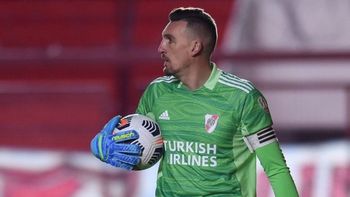 Franco Armani salió lesionado del partido ante Defensa y Justicia. Franco Armani salió lesionado del partido ante Defensa y Justicia.