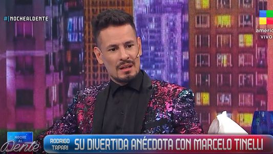 La divertida anécdota de Rodrigo Tapari con Marcelo Tinelli: Quería que...