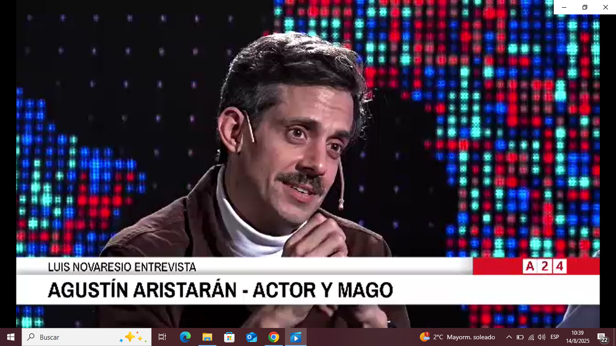 Rada estuvo de invitado en el programa de Luis Novaresio. (Foto: captura).