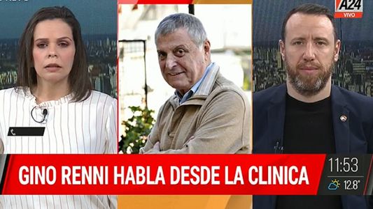 Gino Renni habló desde su internación por coronavirus: Que la gente se vacune