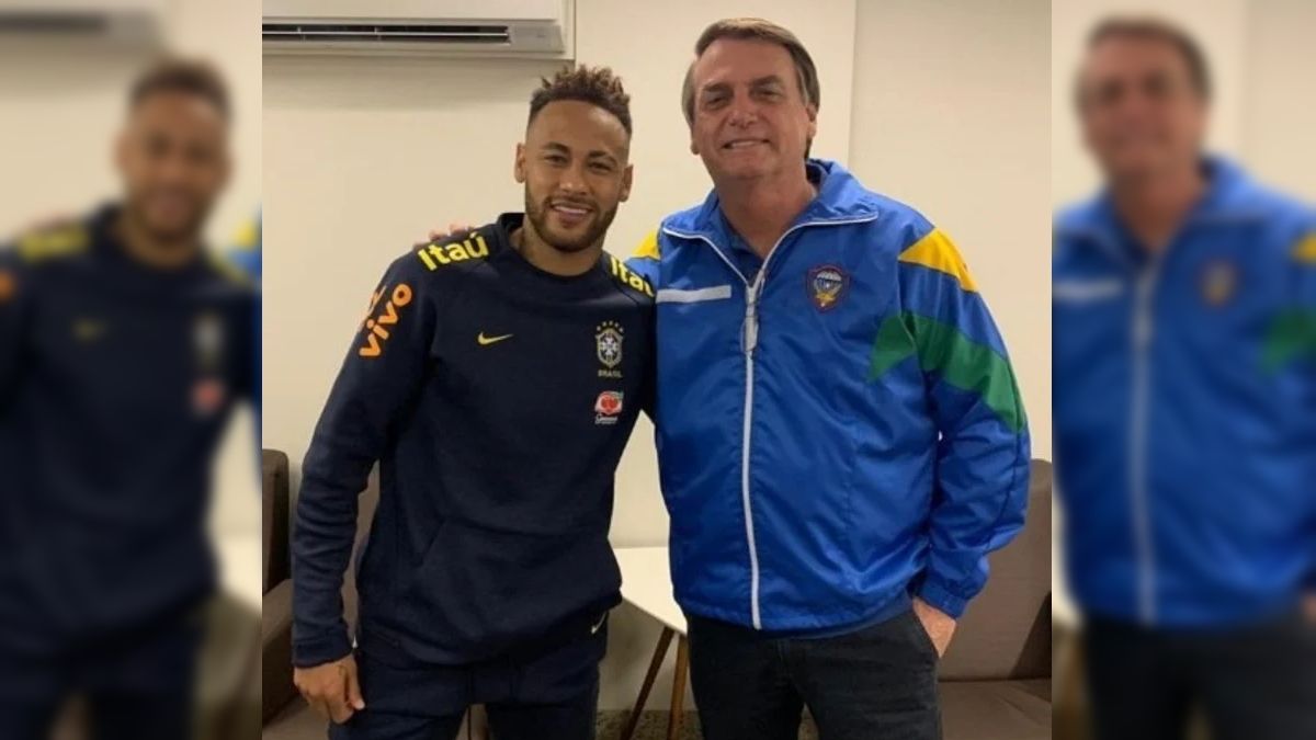 Jair Bolsonaro hizo un vivo con Neymar