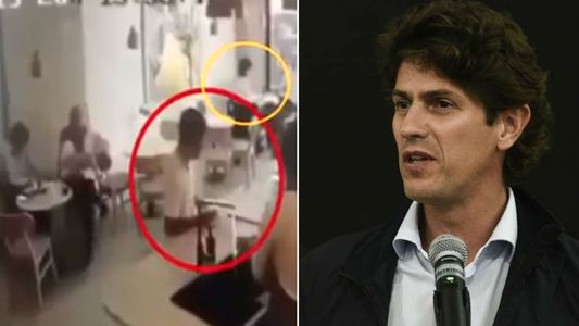 ¡Se metió! Martín Lousteau ayudó a reducir a un delincuente que entró a robar en un bar