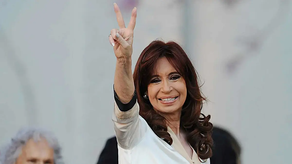 Cristina Fernández de Kirchner y el recuerdo permanente a Néstor Kirchner. 