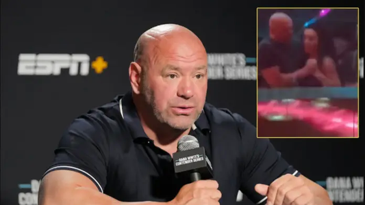 El presidente de la UFC fue filmado golpeando a su esposa en los festejos de Año Nuevo
