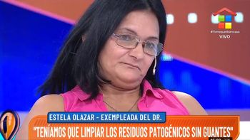 Estela Olazar, ex empleada de Mühlberger: Teníamos que limpiar los residuos patogénicos sin guantes